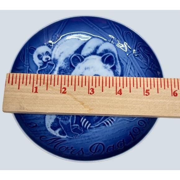 Bing & Grondahl 1992 Mors Mother's Day Panda with Cubs Collector Plate Denmark - Picture 4 of 4